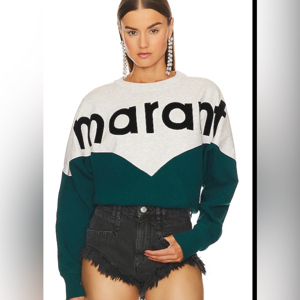 Isabel Marant "Etoile" Women's Logo-Printed Crewneck Sweatshirt